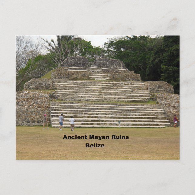 Carte Postale Ruines mayas antiques, Belize (Devant)