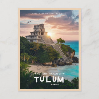 Carte Postale Ruines mayas de Tulum