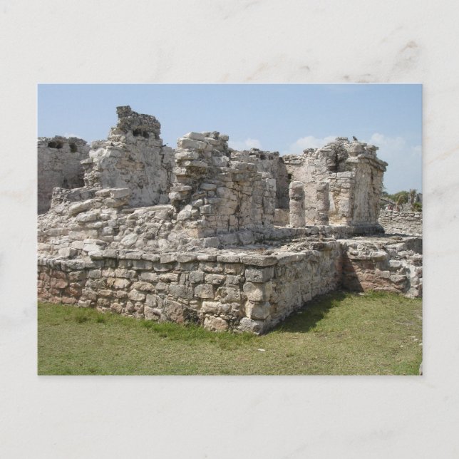 Carte Postale Ruines mayas, Tulum, Mexique (Devant)