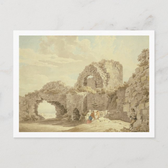 Carte Postale Ruins de Pevensey Castle (Devant)