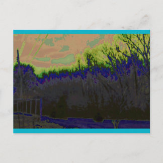 CARTE POSTALE RUISSEAU SUNSET