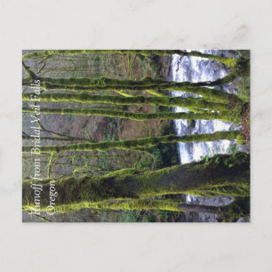 Carte Postale Ruissellement de Bridal Veil Falls, OR