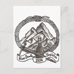 Carte Postale Rum Doodle