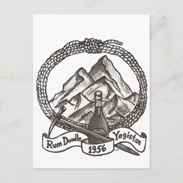 Carte Postale Rum Doodle (Devant)