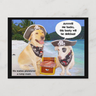 Carte Postale Rump Roast Pirate Boty