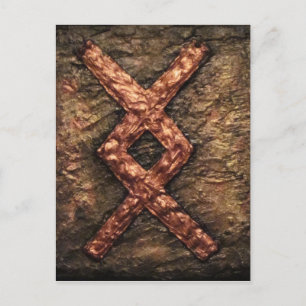 Carte Postale Rune Inguz