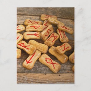 Carte Postale Runes