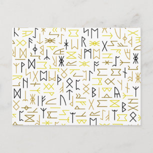 Carte Postale Runes
