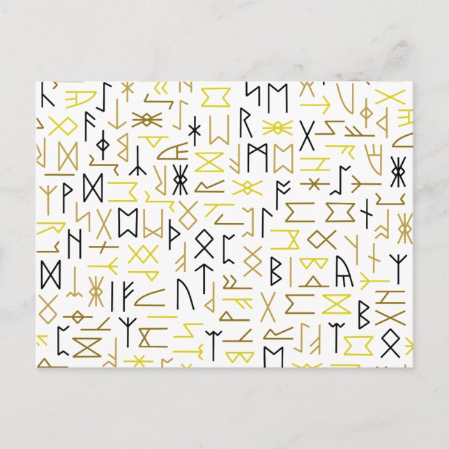 Carte Postale Runes (Devant)