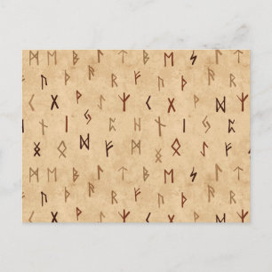 Carte postale Runes