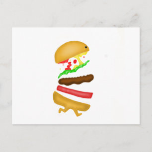 Carte Postale Runnin burger