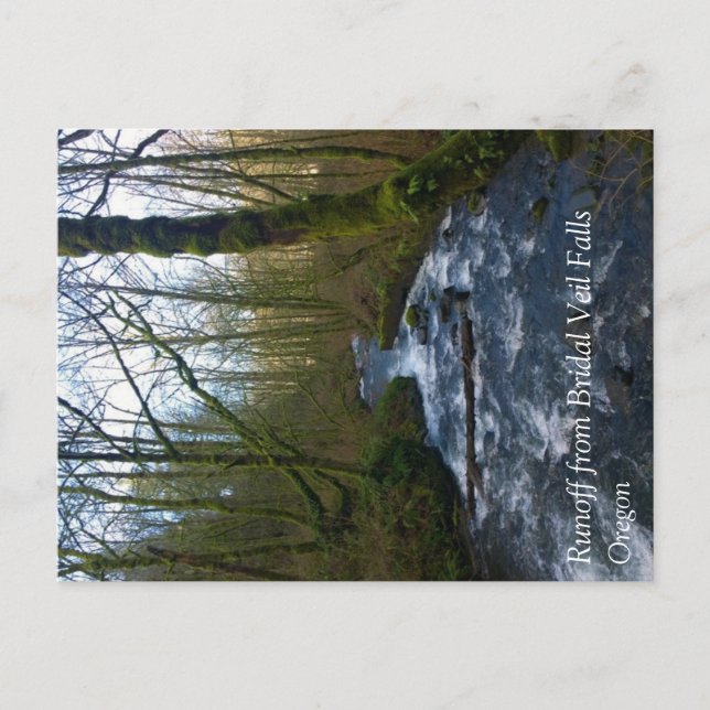 Carte Postale Runoff from Bridal Veil Falls (Devant)