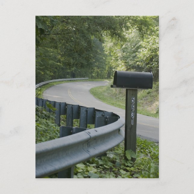 Carte Postale Rural Route (Devant)