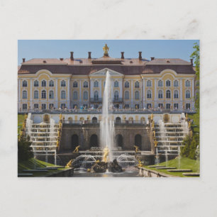 Carte Postale Russia, Saint-Pétersbourg, Peterhof, Grand Palace