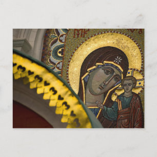 Carte Postale Russie, Moscou, Carré rouge. Notre-Dame de Kazan