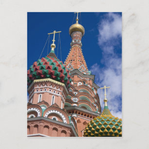 Carte Postale Russie, Moscou, place Rouge. St. Basil's 5