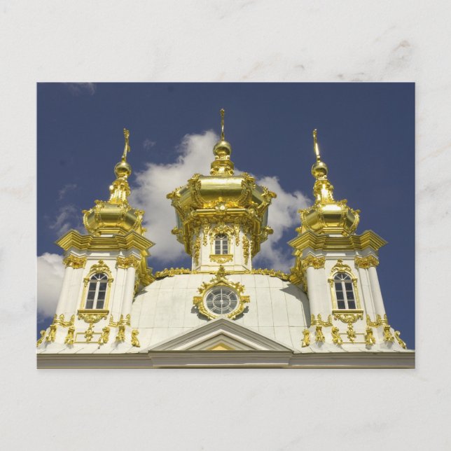 Carte Postale Russie. Petrodvorets. Palais de Peterhof. Pierre l (Devant)