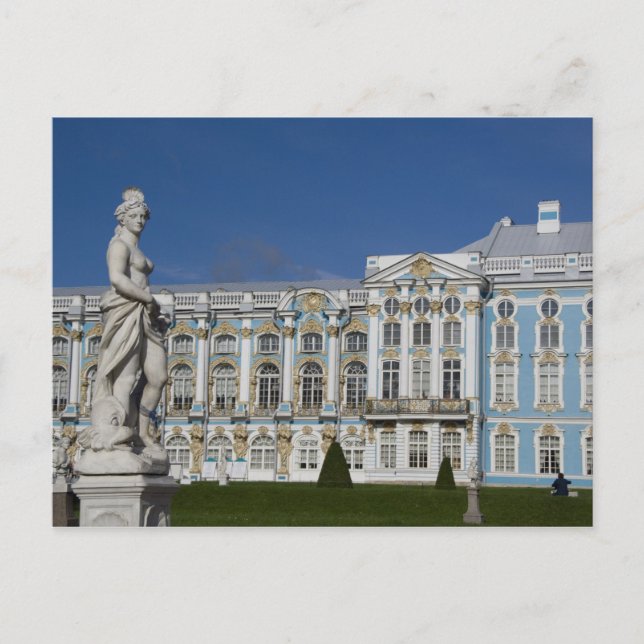 Carte Postale Russie, Saint-Pétersbourg, Palais de Catherine (au (Devant)