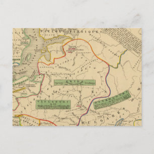 Carte Postale Russie, Suède, Norvège