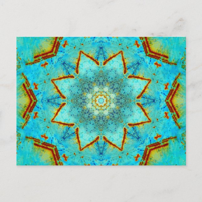 Carte Postale Rust Mandala (Devant)
