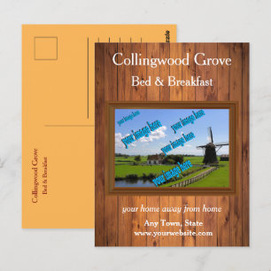 Carte Postale Rustic Chambres d'hôtes 🌿 Promotionnels