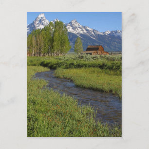 Carte Postale Rustic Country Farm Mormon Row Granges
