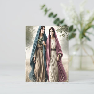 Carte Postale Ruth marche ensemble avec courage et amour