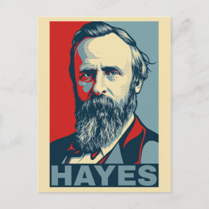 Carte Postale Rutherford B. Hayes Style Espoir – Liberté & Justi