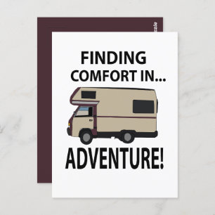 Carte Postale RV Camping Aventure Rving