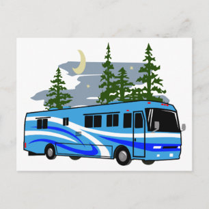 Carte Postale RV Motorhome