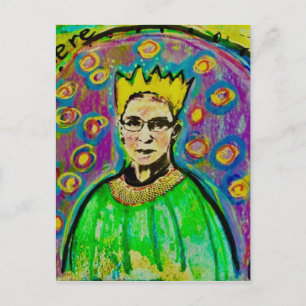 Carte postale RVB Ruth Baden Ginsburg - Rôle de ve