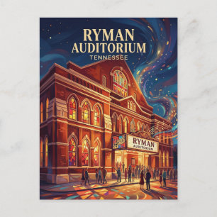Carte Postale Ryman Auditorium Tennessee