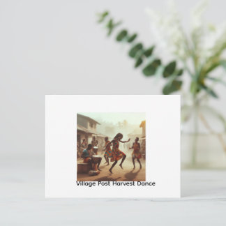 Carte Postale Rythmes d'abondance : Joie d'après-récolte
