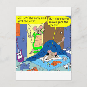 Carte Postale s4 La deuxième souris reçoit le dessin animé du fr