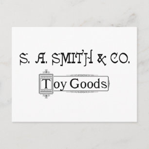 Carte Postale S A. Smith & Co. Toy Goods 1888 Logo