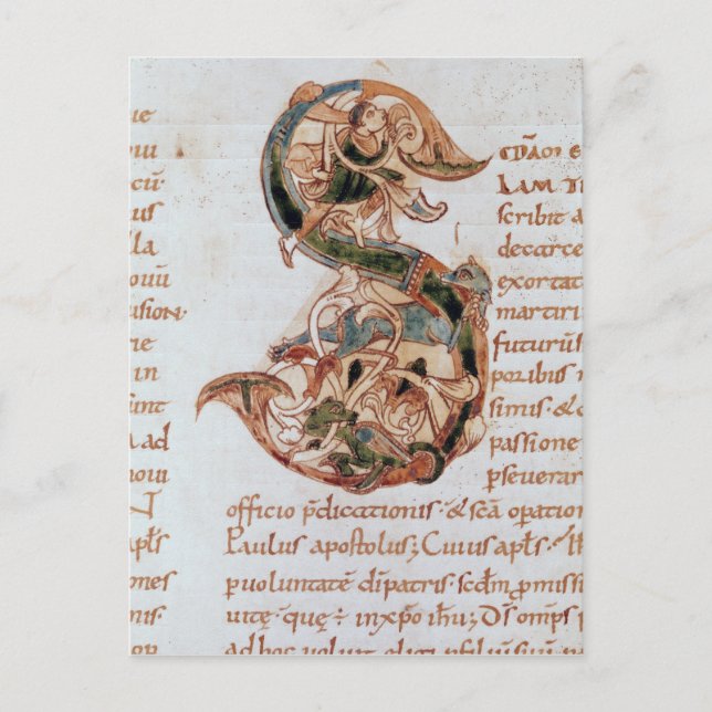 Carte Postale 'S' initial historique (Devant)