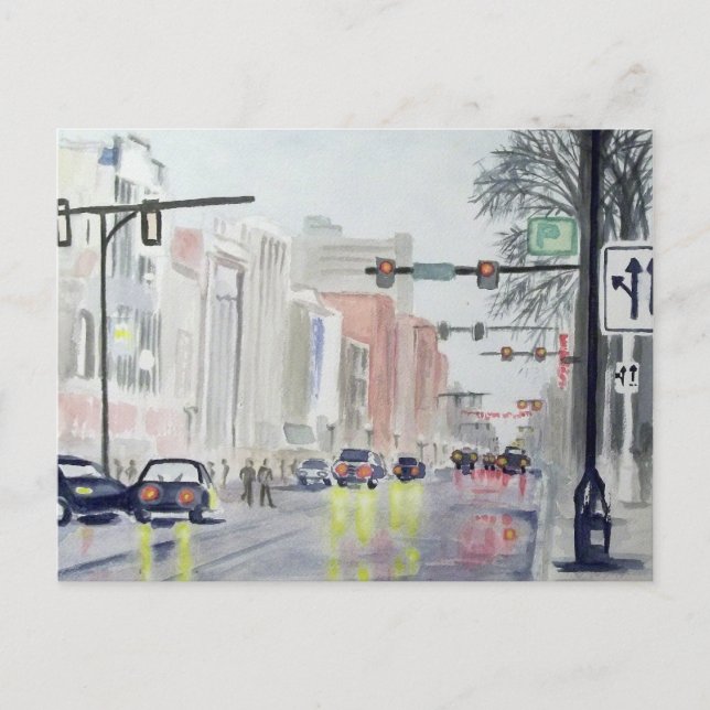 CARTE POSTALE S. RUE PRINCIPALE, ANN ARBOR MI (Devant)