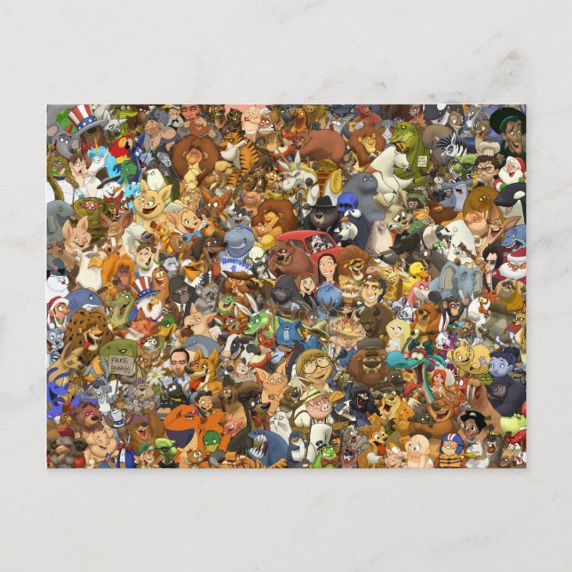 Carte Postale S.T. Lewis Collage (Devant)