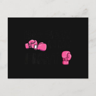 Carte Postale Sa Lutte Est Ma Lutte Gants De Boxe De Combat Canc