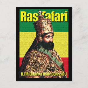 Carte Postale Sa Majesté impériale l'empereur Haile Selassie I