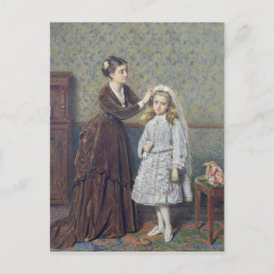 Carte Postale Sa première communion
