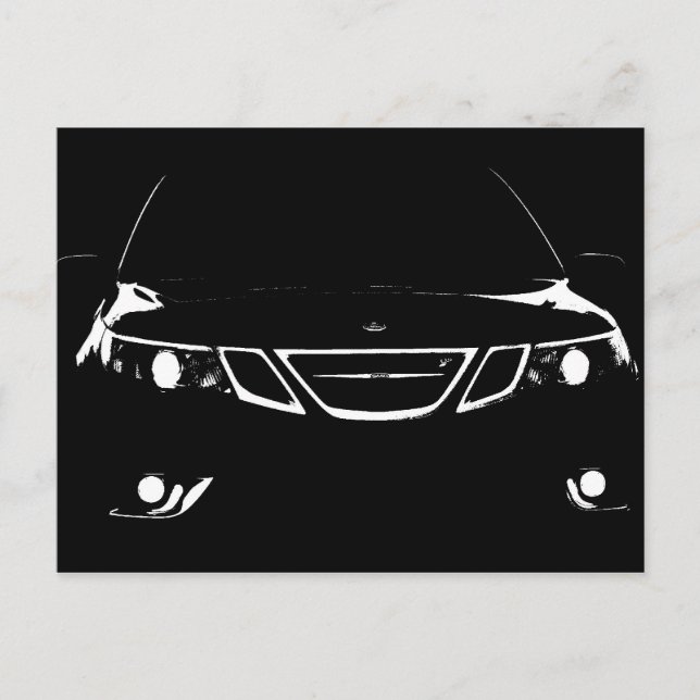 Carte postale Saab (Devant)