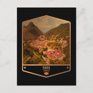 Carte Postale Saba