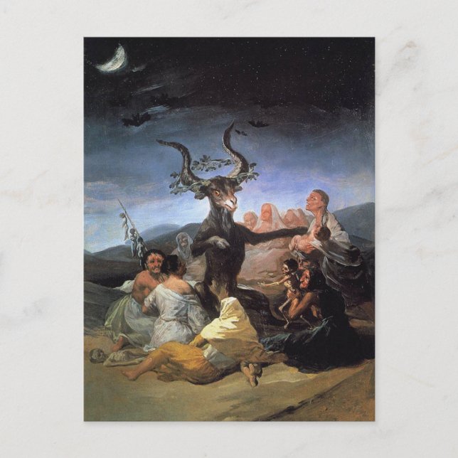 Carte Postale Sabbat des sorcières (Devant)