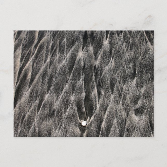 Carte Postale Sable noir et blanc (Devant)