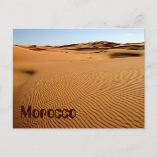 Carte Postale Sables désertiques du Maroc