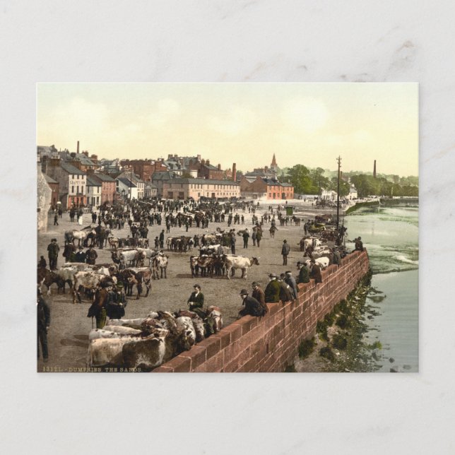 Carte Postale Sables, Dumfries, Ecosse (Devant)