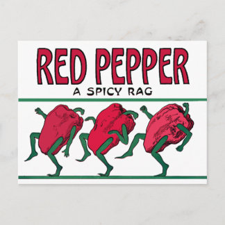 Carte Postale Sac à poivre rouge