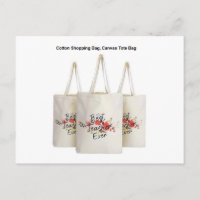 Sac fourre-tout en toile Sac calicot Impression du