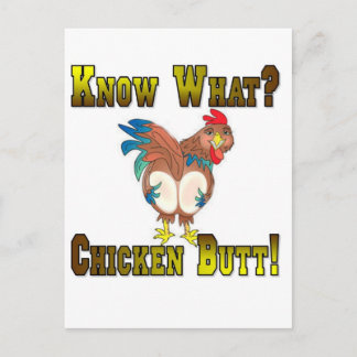 Carte Postale Sachez ce qui ? Bout de poulet !